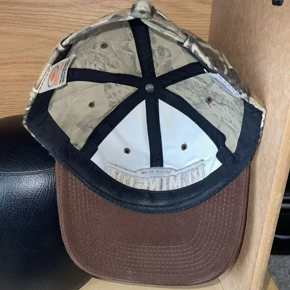 Vintage Remington Camouflage Hunting Adjustable Strapback Hat Cap Rare - Picture 8 of 11